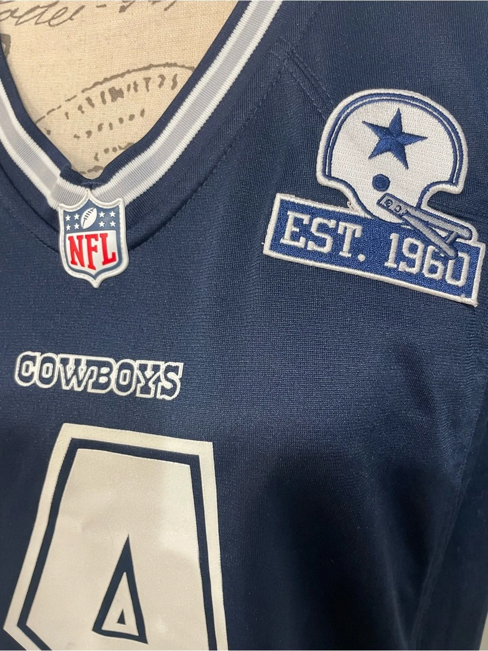 Nike Dallas Cowboys Dak Prescott #4 NFL On Field Jersey | Women’s XXL